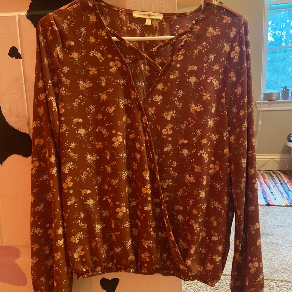 Wishful park floral blouse